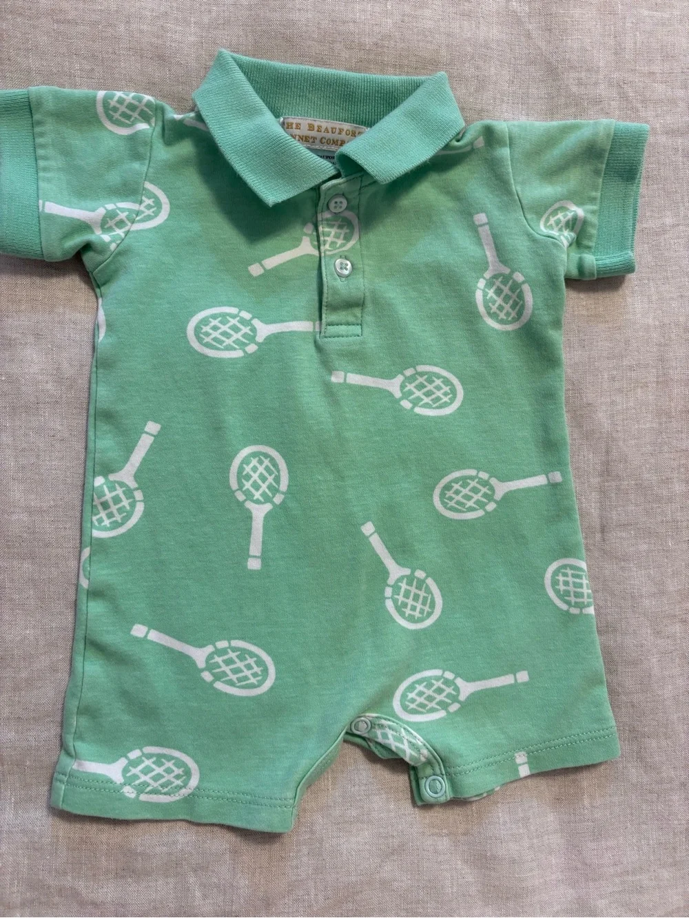 The Beaufort Bonnet Company “Make a Racquet” Romper